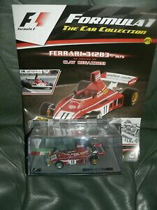yzzr[@͌^ԁ@ԁ@[VOJ[ RNVtF[ff1 collection ferrari 312b3 clay regazzone modele et magazine
