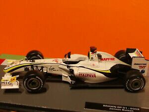 【送料無料】ホビー 模型車 車 レーシングカー ジェンソンバトンブラウンスケール2009 f 1 jenson button brawn gp 01 echelle 143