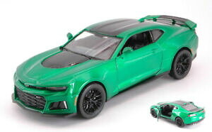 yzzr[@͌^ԁ@ԁ@[VOJ[ V{[J}fchevrolet camaro zl1 2017 green 124 model motormax