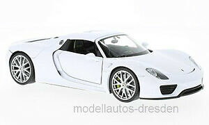 yzzr[@͌^ԁ@ԁ@[VOJ[ |VFXpC_[sfwelly 24055 porsche 918 spyder ferme blanc masstab 124 modele neuf