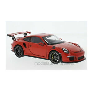 yzzr[@͌^ԁ@ԁ@[VOJ[ |VFOAe}sIWfwelly 24080 porsche 911 991 gt3 rs orange masstab 124 modele neuf