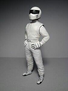 yzzr[@͌^ԁ@ԁ@[VOJ[ zCggbvMAXp[Nfigurine 118 white stig top gear vroom non peint for spark gt spirit