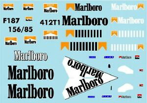 【送料無料】ホビー 模型車 車 レーシングカー デカールフェラーリコレクションf1 decals museum collection d512 143 for ferrari f188c, 412t1 amp; f2002