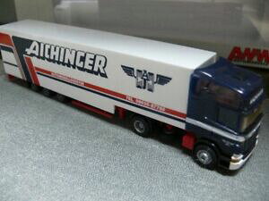 【送料無料】ホビー 模型車 車 レーシングカー スカニアスーツケースセミトレーラ187 awm scania r580 aichinger valisesemiremorque 73669