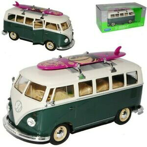 yzzr[@͌^ԁ@ԁ@[VOJ[ tHNX[QtHNX[QO[zCg_bV{[hoXvw volkswagen t1 vert blanc avec planche samba bully bus 19501967 124 welly