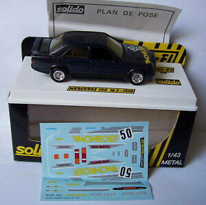 【送料無料】ホビー 模型車 車 レーシングカー メルセデスブラックモンローボックスsolido mercedes 190 16s 1510 monroe noire in box 143