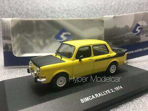 �y���������z�z�r�[�@�͌^�ԁ@�ԁ@���[�V���O�J�[ �����[�C�G���[solido 143 simca 1000 rally 1974 yellow art 4302900