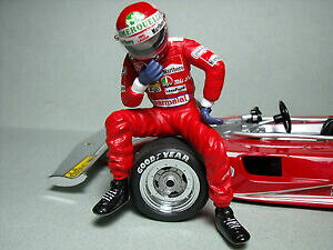 �y���������z�z�r�[�@�͌^�ԁ@�ԁ@���[�V���O�J�[ �j�L���E�_�t�F���[���u���o���y���Lfigurine 118 niki lauda ferrari brabham vroom a peindre unpainted