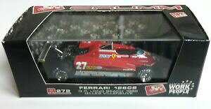 yzzr[@͌^ԁ@ԁ@[VOJ[ tF[rk[utH[~ferrari 126 c2 1982 g villeneuve f1 formule 1 n28 rouge au 143 brumm r272