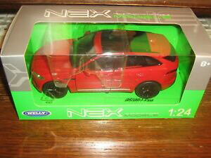 yzzr[@͌^ԁ@ԁ@[VOJ[ ~j`AWK[y[XAvXP[par welly miniature jaguar f pace en rouge amp; noir 124 echelle