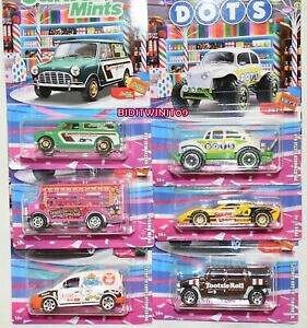 �y���������z�z�r�[�@�͌^�ԁ@�ԁ@���[�V���O�J�[ �}�b�`�L�����f�Bmatchbox 2019 bonbons voitures ensemble de 6