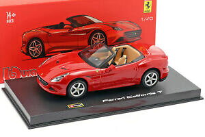 �y���������z�z�r�[�@�͌^�ԁ@�ԁ@���[�V���O�J�[ �t�F���[���J���t�H���j�A�g�b�v�I�[�v���V�O�l�`���[ferrari california t open top rouge 143 bburago signature