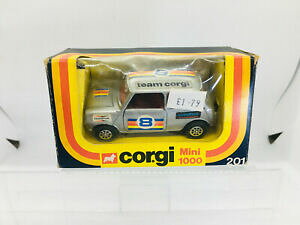 �y���������z�z�r�[�@�͌^�ԁ@�ԁ@���[�V���O�J�[ �r���e�[�W�~�jvintage corgi 201 mini 1000 1980 boxed