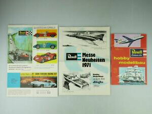 yzzr[@͌^ԁ@ԁ@[VOJ[ J^Oe[XLbgLbg3x revell catalogue nouveautes 1971 hobby modelisme circuit de course kit kit 109571