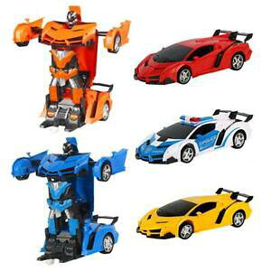 yzzr[@͌^ԁ@ԁ@[VOJ[ gXWIJ[CX{bg118 transformers voiture telecommandee sans fil deformation robot rc jouet