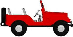 �y���������z�z�r�[�@�͌^�ԁ@�ԁ@���[�V���O�J�[ �J�[���j�o�[�T���W�[�vbrekina voiture jeep universel, rouge 58904