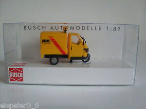 yzzr[@͌^ԁ@ԁ@[VOJ[ ubVef}Egbusch 48483 piaggio ape50 adac , h0 monde du modellisme modele monte 187