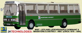 【送料無料】ホビー　模型車　車　レーシングカー モデルバススケールb modele b007 duple dominant ii autobus maidstone amp; district 176 oo echelle