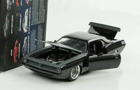 【送料無料】ホビー　模型車　車　レーシングカー プリマスバーダlettys plymouth barracuda 1970 fast and amp; furious noir 124 jada