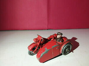�y���������z�z�r�[�@�͌^�ԁ@�ԁ@���[�V���O�J�[ ���b�h�Hjouet ancien side car rouge en metal quiralu,cofalu,