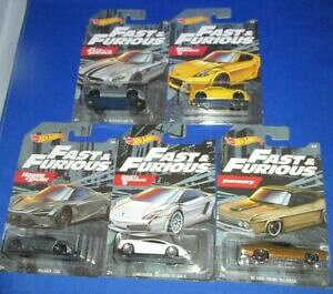 �y���������z�z�r�[�@�͌^�ԁ@�ԁ@���[�V���O�J�[ fast amp; furious de collection hot wheels complet ensemble de 5,neuf lamborghini