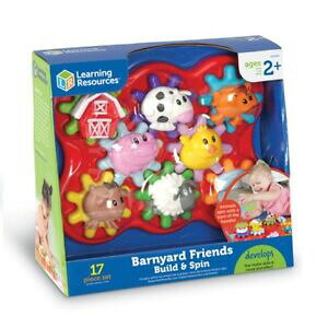 �y���������z�z�r�[�@�͌^�ԁ@�ԁ@���[�V���O�J�[ learning resources barnyard amis construction amp; rotatif engrenages board