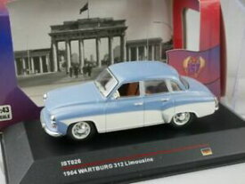 【送料無料】ホビー　模型車　車　レーシングカー ヴァルトブルクハッチドイツボックスest 143 1964 wartburg 312 berline ist026 rda box 112209