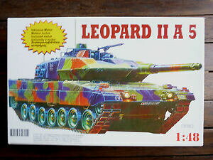 yzzr[@͌^ԁ@ԁ@[VOJ[ GWXP[maquette leopard ii a 5 moteur inclus echelle au 148 eme