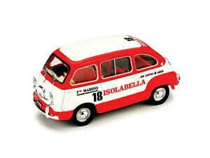 yzzr[@͌^ԁ@ԁ@[VOJ[ tBAbgmodellino auto scala 143 pubblicitari commerciali brumm fiat 600 multipla a