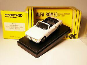 yzzr[@͌^ԁ@ԁ@[VOJ[ At@IWArARalfa romeo giulia gtc 1965 en blanc blanc bianco white, progetto en 143 en boite