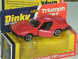 【送料無料】ホビー　模型車　車　レーシングカー ボックスtriumph tr7 dinky toys gb 1976 rouge neuf boite