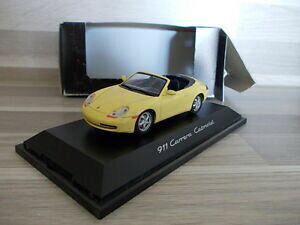 yzzr[@͌^ԁ@ԁ@[VOJ[ f|VFJJuIschuco 143 porsche 911 carrera cabriolet yellow