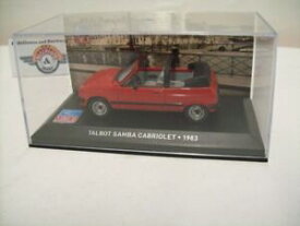 【送料無料】ホビー　模型車　車　レーシングカー サンバカブリオレネットワークtalbot samba cabriolet, 1983, red, ixo 143