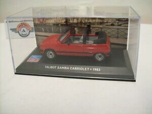 yzzr[@͌^ԁ@ԁ@[VOJ[ ToJuIlbg[Ntalbot samba cabriolet, 1983, red, ixo 143