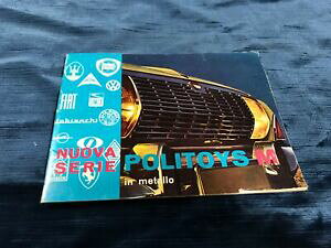 yzzr[@͌^ԁ@ԁ@[VOJ[ politoysaps catalogo originale automodelli scala 143 in pressofusione annif60