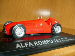 【送料無料】ホビー 模型車 車 レーシングカー アルファロメオジュゼッペファリーナミントalfa romeo 158 f1 1950 143 giuseppe farina mint rare