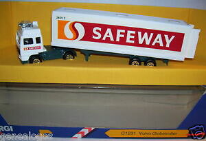 �y���������z�z�r�[�@�͌^�ԁ@�ԁ@���[�V���O�J�[ corgi volvo globetrotter camion container safeway box