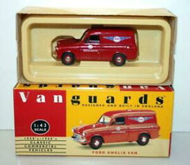 【送料無料】ホビー　模型車　車　レーシングカー サービスフォードアングリアヴァンvanguards 143 va4008 esso aviation services ford anglia van