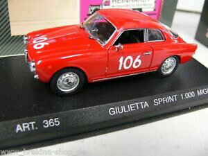 yzzr[@͌^ԁ@ԁ@[VOJ[ ~IXvg143 detailcars 365 alfra romeo sprint 1000 miglia56