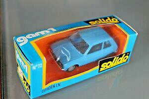 yzzr[@͌^ԁ@ԁ@[VOJ[ IWivoiture solido gam 1 citroen ln boite dorigine ref 72 annees 1978