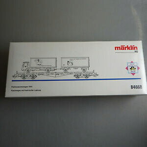 yzzr[@͌^ԁ@ԁ@[VOJ[ atbg|XgJ[marklin 84668 plat voiture avec wiking postvalisepoids h0 54007