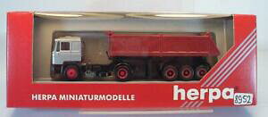 yzzr[@͌^ԁ@ԁ@[VOJ[ o{bNXg[[herpa 187 no 141222 on f90 semiremorque sandkipper argentrouge neuf dans sa boite 8952