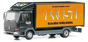 【送料無料】ホビー 模型車 車 レーシングカー メルセデスベンツアテーゴスーツケーストラックherpa h0 189187 mercedesbenz atego valisecamion sixt