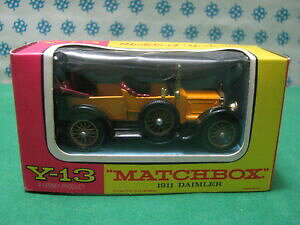 yzzr[@͌^ԁ@ԁ@[VOJ[ re[W_C[}b`~g{bNXvintage daimler 1911 matchbox n y13 mint boite