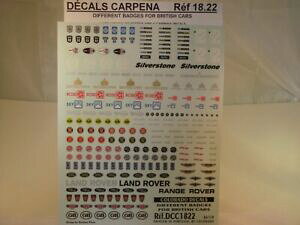 yzzr[@͌^ԁ@ԁ@[VOJ[ fJ[SobWRhdecals 118 logos badges voitures anglaises colorado 1822 uv