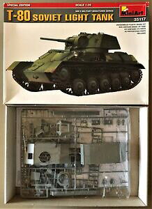 �y���������z�z�r�[�@�͌^�ԁ@�ԁ@���[�V���O�J�[ �\���C�g�^���N�v���X�`�b�N�L�b�gminiart 35117 t80 soviet light tank 135 plastic kit