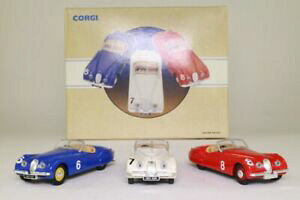 【送料無料】ホビー 模型車 車 レーシングカー コーギージャガーボックスcorgi 97706 jaguar xk120s x 3 comme neuf in box