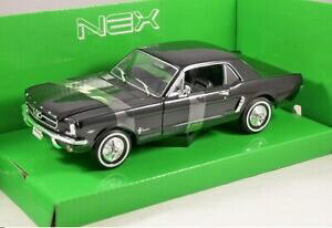 yzzr[@͌^ԁ@ԁ@[VOJ[ tH[h}X^OubNXP[fford mustang 1964 coupe noir echelle 124 modele par welly
