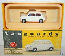 【送料無料】ホビー　模型車　車　レーシングカー オースティンホワイトミニvanguards 143 va13001 austin 7 seven mini blanc