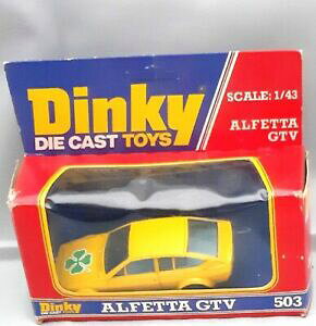 �y���������z�z�r�[�@�͌^�ԁ@�ԁ@���[�V���O�J�[ dinky toys 503 alfetta gtv boxed